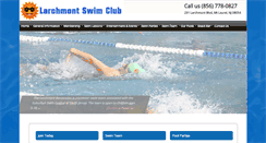 Desktop Screenshot of larchmontswimclub.com